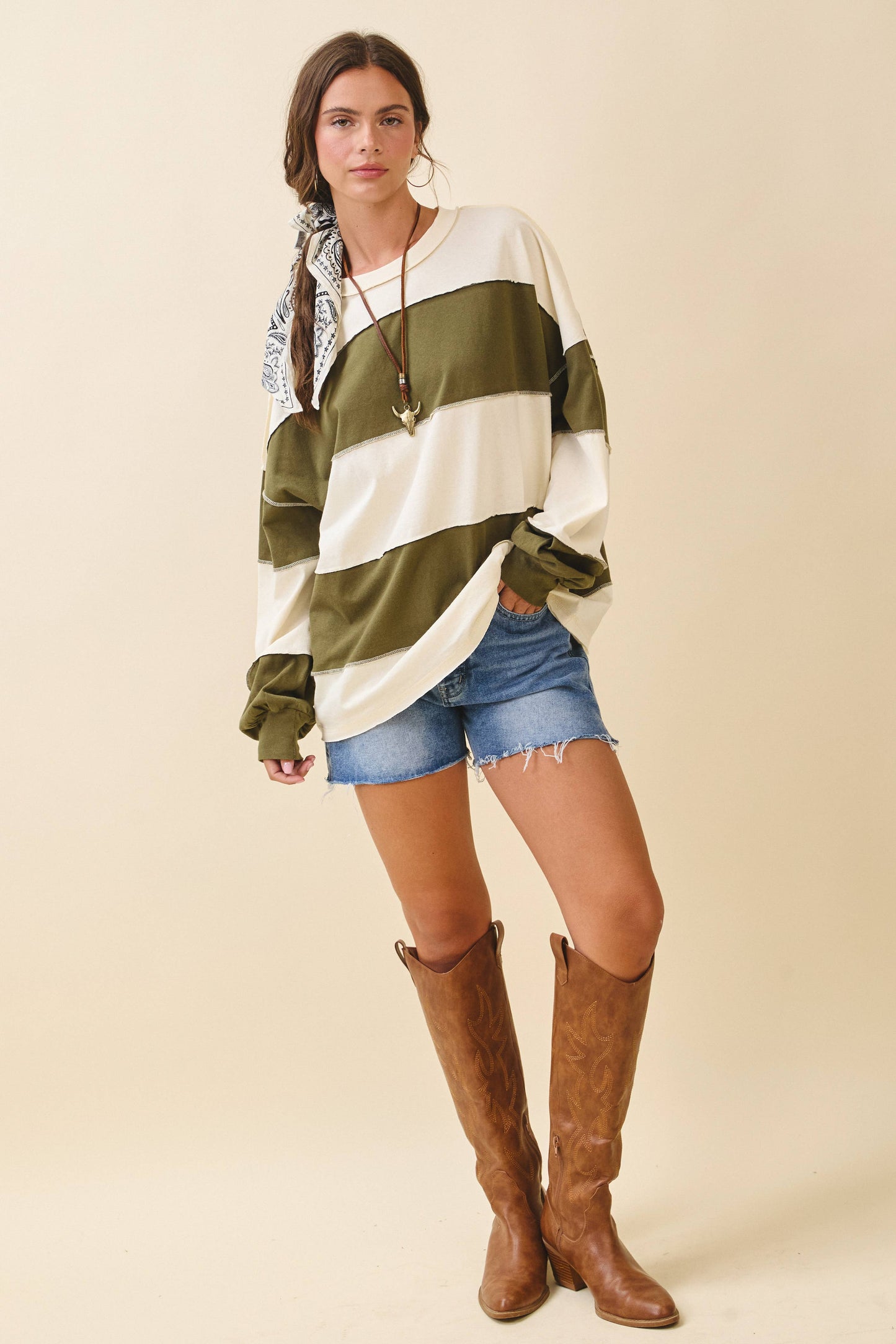 Long Sleeve Slouchy Top