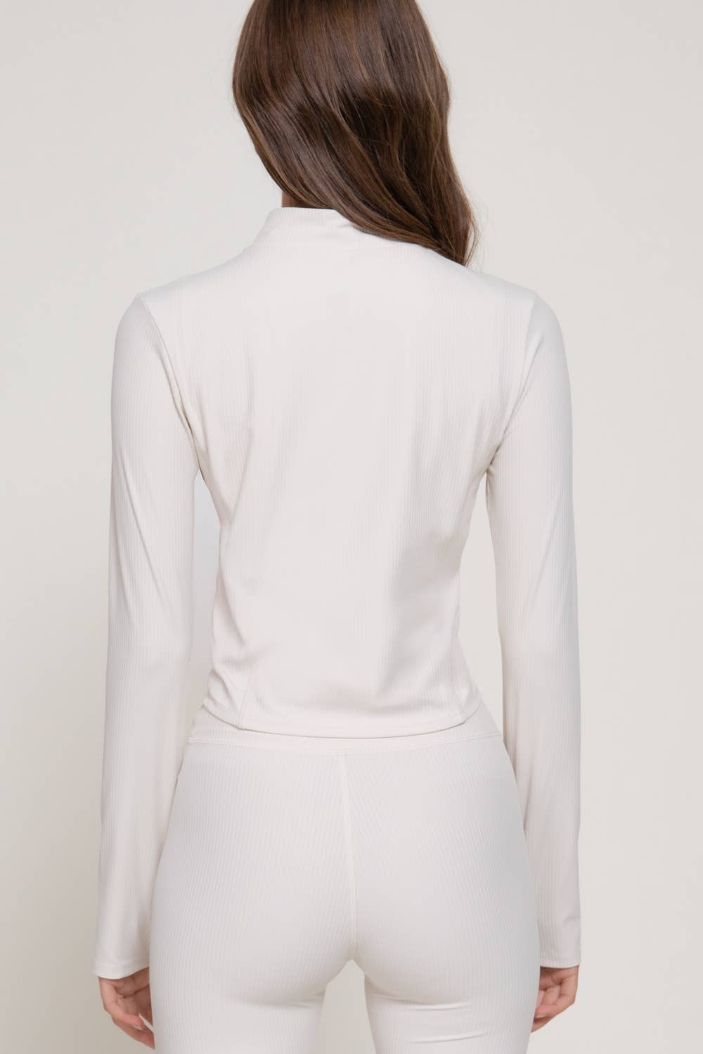 Long Sleeve Workout Jacket with Side Seam Detail